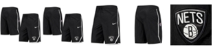 Nike Men's Black Brooklyn Nets Courtside Heritage Shorts